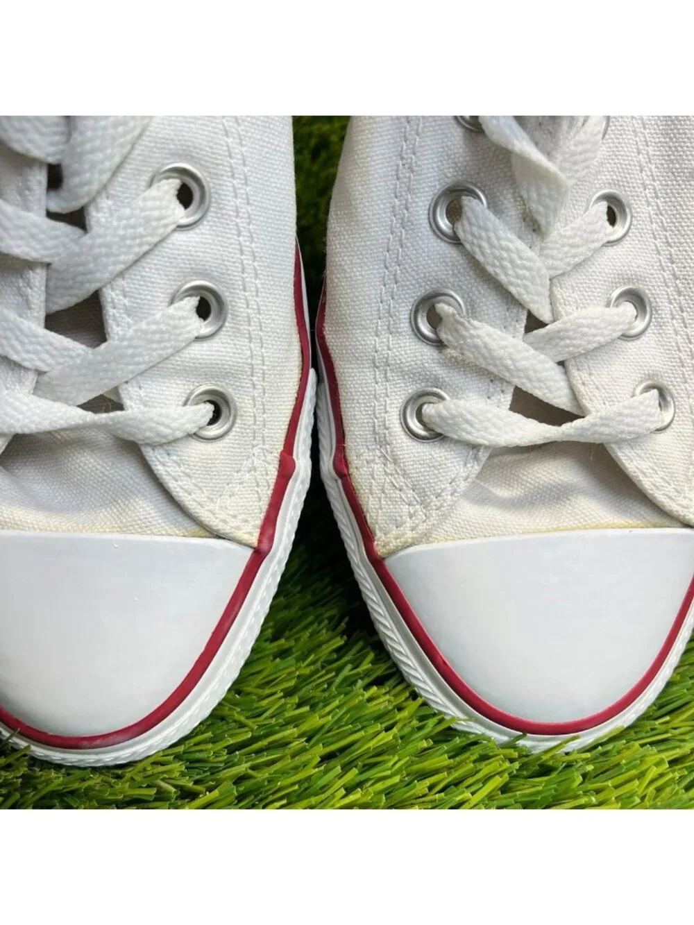 Converse Chuck Taylor All Star Low Womens Size 9 White Athletic Shoes Sneakers